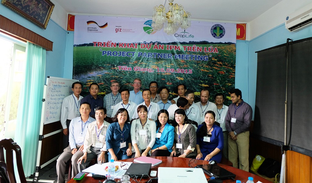 Participants at the “Project Partners Meeting” in Tien Giang province