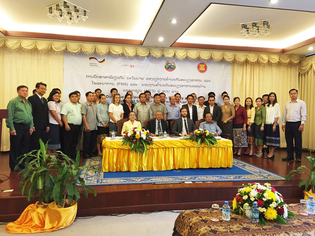 A high level Policy Dialogue on Food and Nutrition Security and the ASEAN Integrated Food Security (AIFS) Framework in Lao PDR was held on 10 July 2015 in Vientiane.