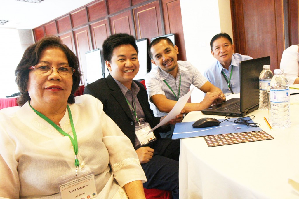 Agricultural experts from Philippines at the ASEAN SAS's 6th Project Partner Meeting.