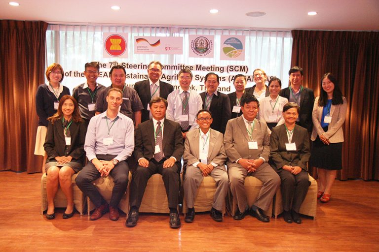 Representatives from eight ASEAN Member States and ASEAN Sustainable Agrifood Systems (ASEAN SAS)