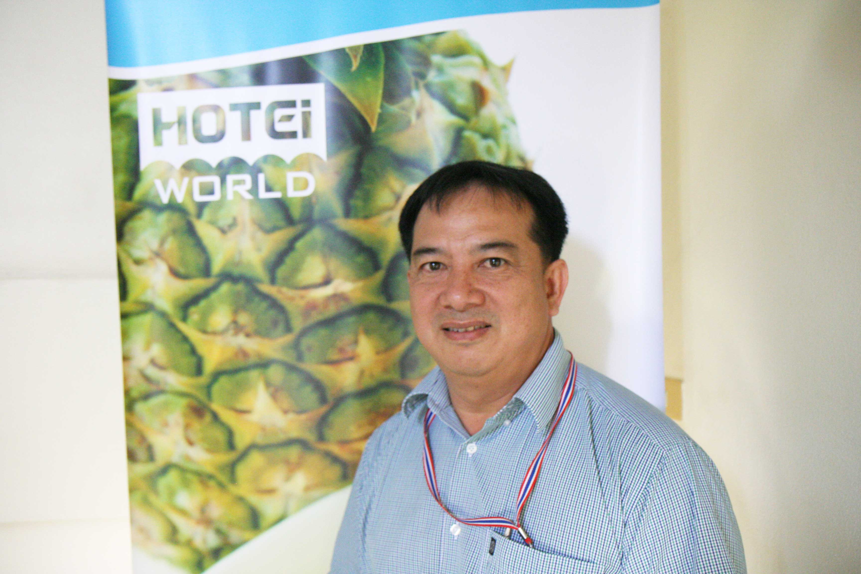 Mr. Somneug Wantem, Factory Manager of Pranburi Hotei in Kuiburi