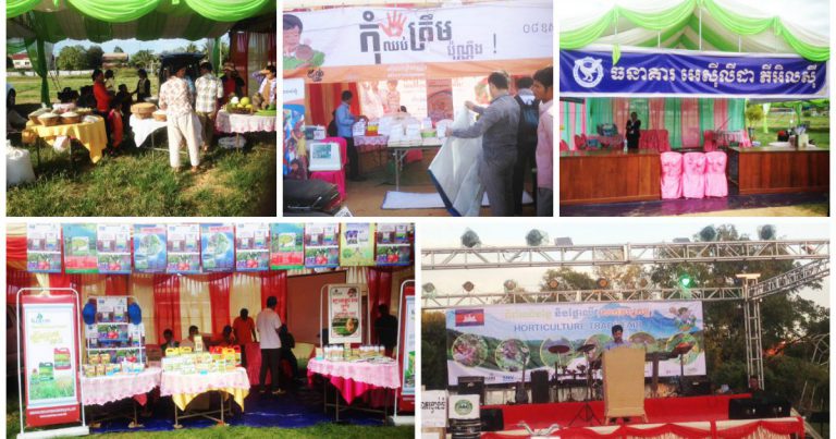 Horticulture trade held in Cambodia promotes self-sustainability and extra income among the locals