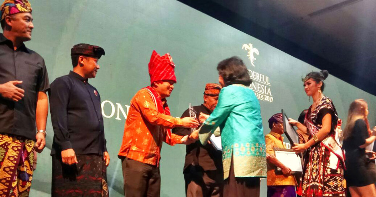 The Agro-Eco Taman Simalem Resort wins the Indonesia Sustainable Tourism Award for Environment Conservation