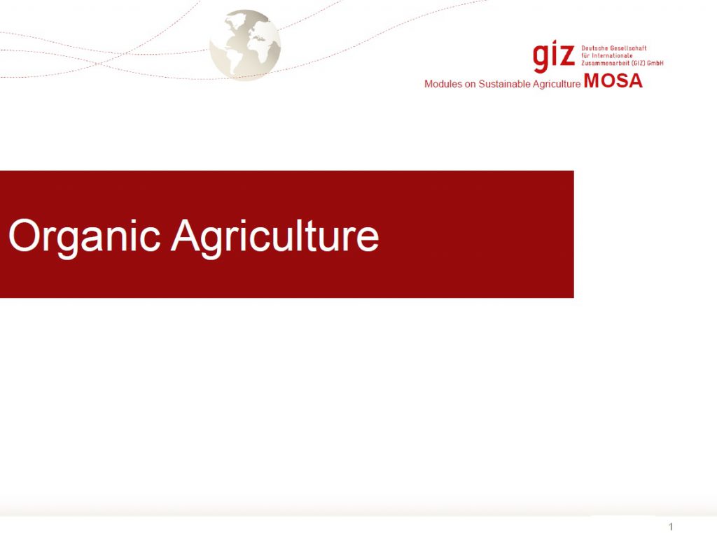 Organic Agriculture
