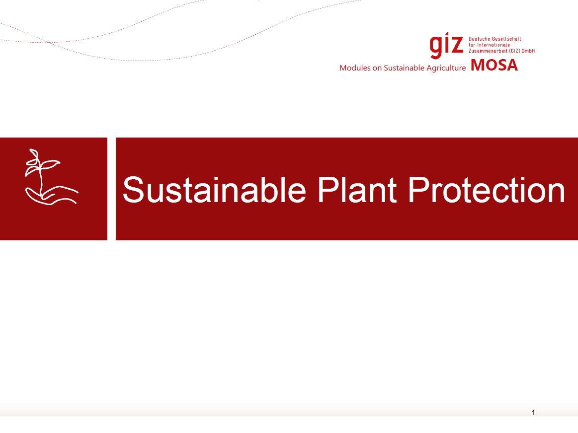 Sustainable Plant Protection