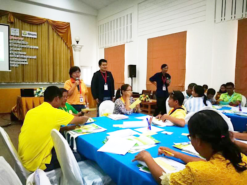 The SRP Smart Farmers Training is organized between 25 and 26 June 2019 in Ubon Ratchathani, Thailand. (Photo credit: GIZ Thailand)